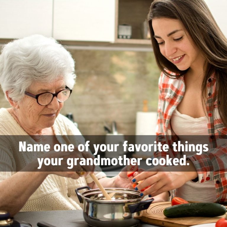 Name one of your favorite things your grandmother cooked.