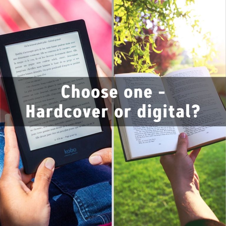 Choose one: Hardcover or digital?
