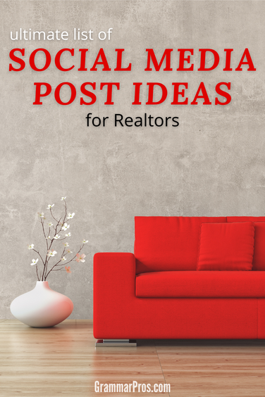 real estate post ideas